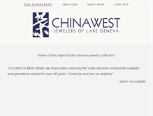 Tablet Screenshot of chinawestjewelers.com